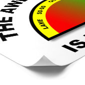 メ素晴らしータおもしろいー ポスター (角)