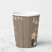 メ素朴イソンジャーパーソナライズされたブライダルシャワー紙 紙コップ (右)