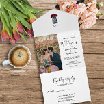 メ素朴ンのモノグラムのジャー結婚写真 オールインワン招待状<br><div class="desc">一エレガントつモノグラムのにメイスンjar、写真結婚式招待状、RSVPカード。春、夏、秋、または冬の結婚式。自分の写真を簡単に追加して自分の写真をカスタマイズし、自分の文字を追加できる。</div>