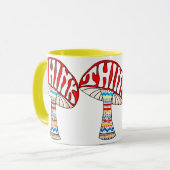 メ考えガフロラマグ マグカップ (正面左)