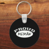 メ誇りを持ったー（白） キーホルダー (正面)