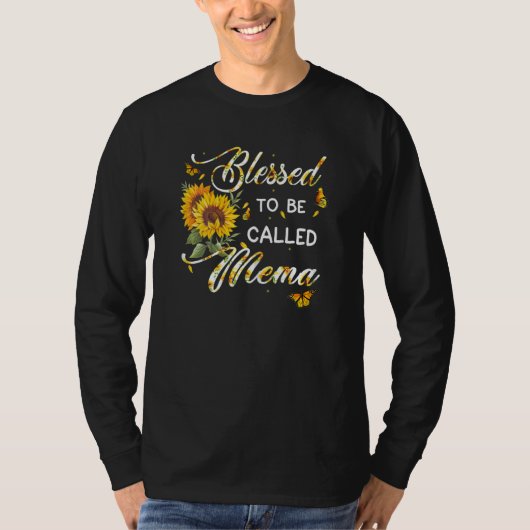 メ賛美マヒマワリ母と呼ばれる女性 Tシャツ (正面)