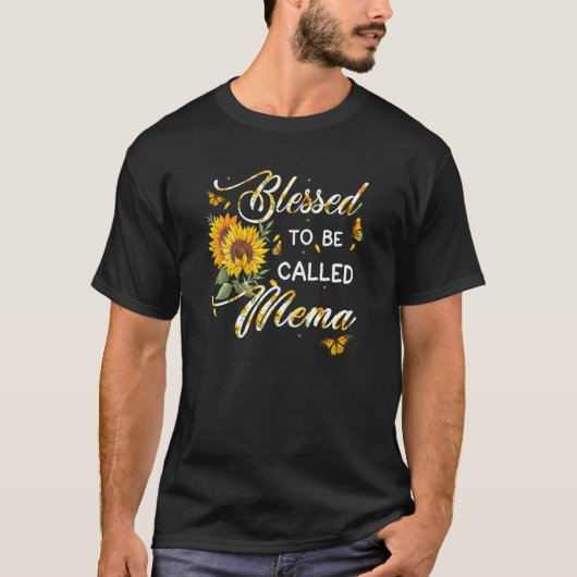 メ賛美マヒマワリ母と呼ばれる女性 Tシャツ (正面)