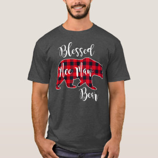メ賛美ーマウ熊レッドバッファローチェックプレイドグランド Tシャツ