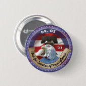 メ選メト・オズ氏のペンシルバニア州上院議員 缶バッジ (正面&裏面)