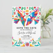 メ鮮やかカラフルイインスパイアクの鳥とフローラ セーブザデート (スタンド正面)