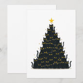 メowyクリスマス メリーキャットマス 招待状 (正面/裏面)