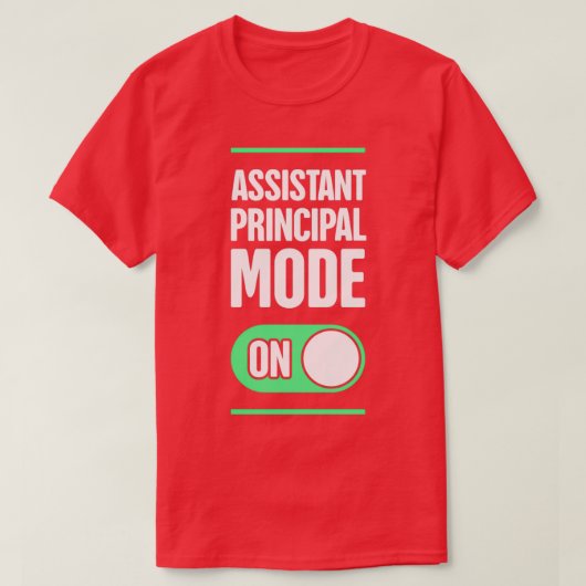 モおもしろいード校長補佐 Tシャツ (デザイン正面)