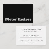 モはっきりしたータ澄んファクターデザイン 名刺 (正面/裏面)