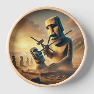 モアイの秘密 壁時計