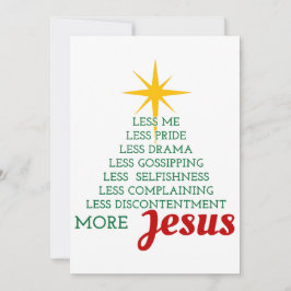 モアイエズスクリスマスツリーデザインフラットホリデーカード シーズンカード