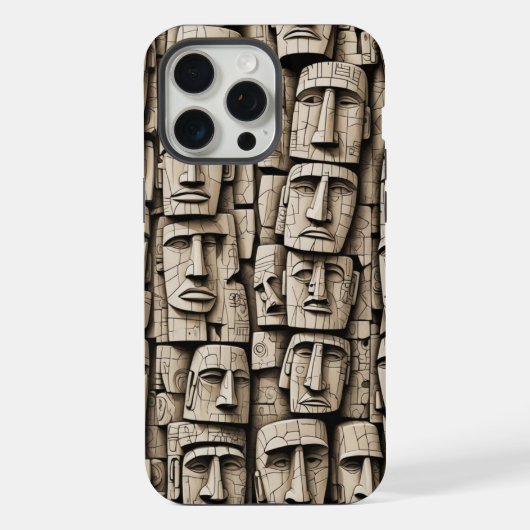 モアイ iPhoneケース (裏面)