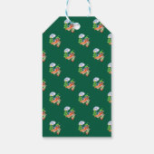 モアグリーンメリークリスマスチリキャラクター肌寒さ ギフトタグ (裏面)