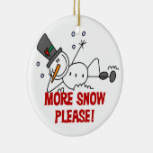 モアスノーpleaseホリデーオーナメント セラミックオーナメント (右)