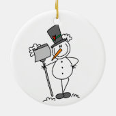 モアスノーpleaseホリデーオーナメント セラミックオーナメント (裏面)