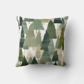 モアツリーズグリーンニュートラルモダンアート クッション (裏面)