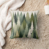 モアツリーズグリーンニュートラル クッション (ブランケット)