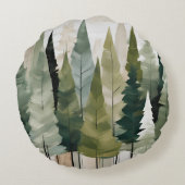 モアツリーズグリーンニュートラル ラウンドクッション (裏面)