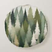 モアツリーズグリーンニュートラル ラウンドクッション (裏面)