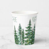 モアツリーフォレスト素朴アウトドア結婚の紙カップ 紙コップ (右)