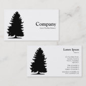 モアツリー – 白 名刺 (正面/裏面)