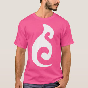 モアナ海マオリ記号(白) Tシャツ