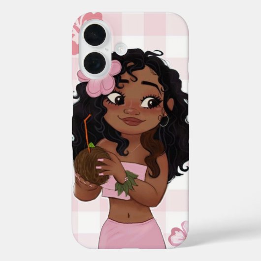 モアナ ピンク スマホケース Case-Mate iPhoneケース (裏面)