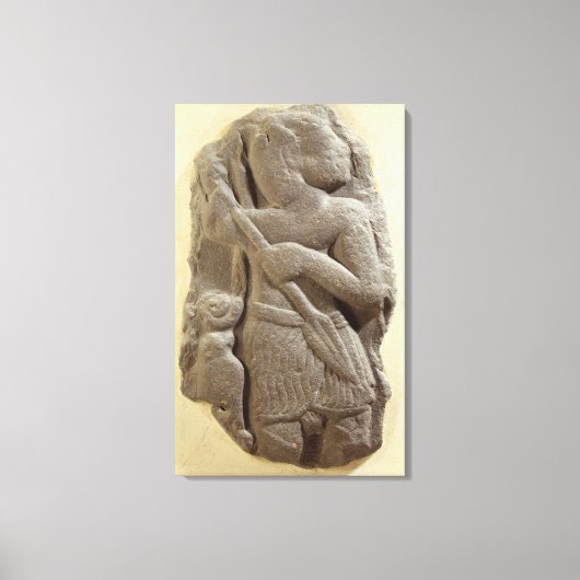 モアビテ嵐の神、シーハン古代モアブの土地、c。 キャンバスプリント (正面)