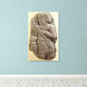 モアビテ嵐の神、シーハン古代モアブの土地、c。 キャンバスプリント (インサイチュ (ウッドフロア))