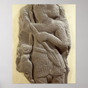 モアビテ嵐の神、シーハン古代モアブの土地、c。 ポスター