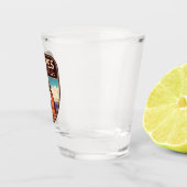モアブアーチズナショナルパークユタデリケートアーチレトロ ショットグラス (右)