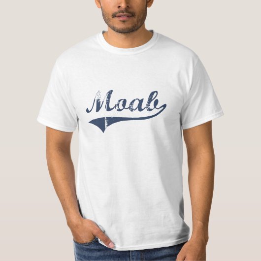 モアブユタのクラシックなデザイン Tシャツ (正面)