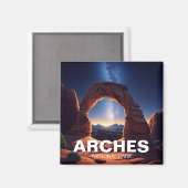 モアブユタアーチズナショナルパークミルキーウェイ マグネット (正面/裏面)