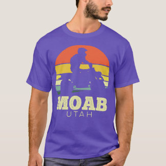 モアブユタクワッドバイクヴィンテージサンセット Tシャツ
