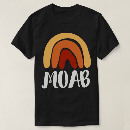 モアブユタボホレインボーアーチズナショナルパーク Tシャツ (デザイン正面)