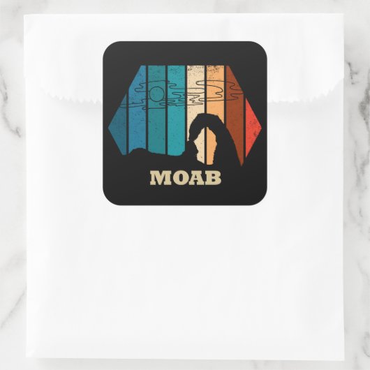 モアブユタヴィンテージアーチ国立公園 スクエアシール (バッグ)