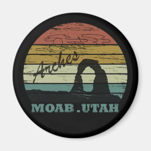 モアブユタヴィンテージサンセットアルシュ国立公園 マグネット