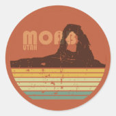 モアブユタヴィンテージサンセットアルシュ国立公園 ラウンドシール (正面)