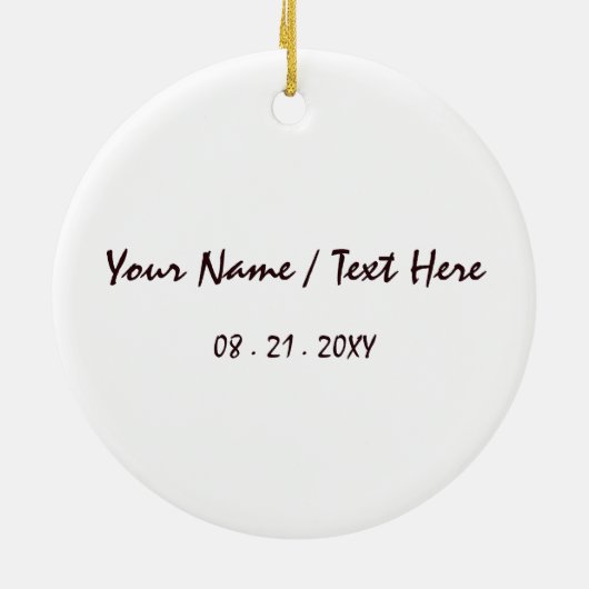 モアブユタヴィンテージサンセットアーチズアドベンチャーアウトドア セラミックオーナメント (裏面)