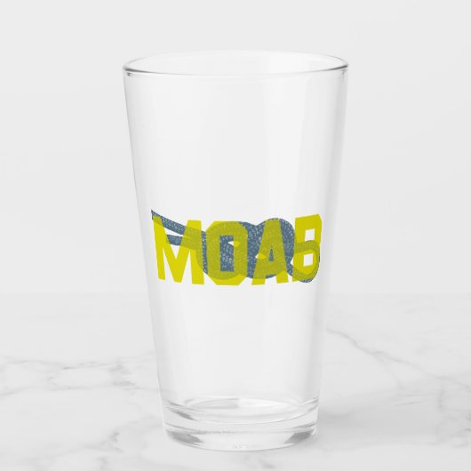 モアブ姿8登山 タンブラーグラス (正面)