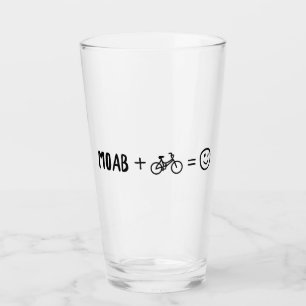 モアブ ユタ州 自転車があなたを幸せに タンブラーグラス