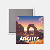 モアブ・ユタ・アーチズ国立公園 マグネット (正面/裏面)