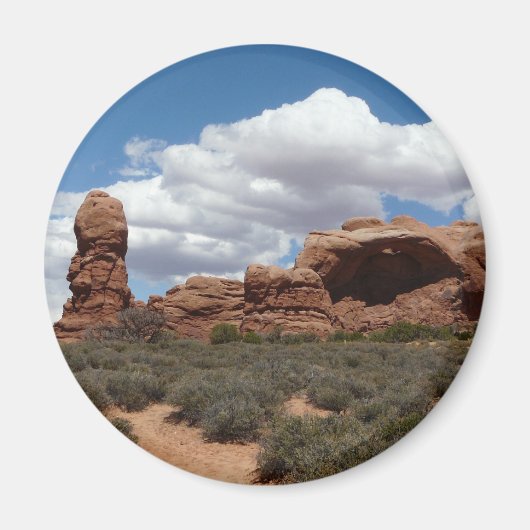 モアブ・ユタ・アーチ マグネット (正面)