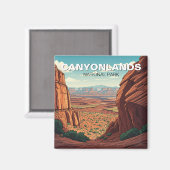 モアブ・ユタ・カニヨンランズ国立公園 マグネット (正面/裏面)
