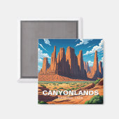 モアブ・ユタ・カニヨンランズ国立公園 マグネット (正面/裏面)