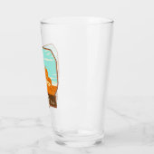 モアブ・ユタ・ピント・ガラス タンブラーグラス (左)