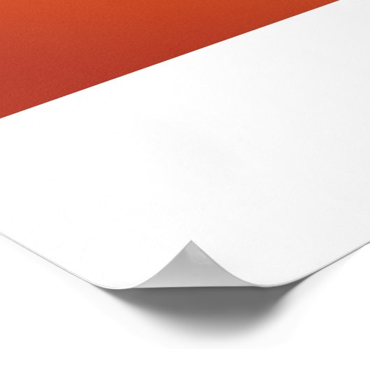 モアレ三葉植物 ポスター (角)