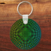 モアレ市松模様にーズby Kenneth Yoncich キーホルダー (正面)