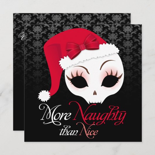 「モア·ザいけなン·ナイス」ホリデーイベント招待状 招待状 (正面/裏面)