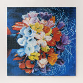 モイゼ・キスリング、チューリップの花束 ジグソーパズル (横)